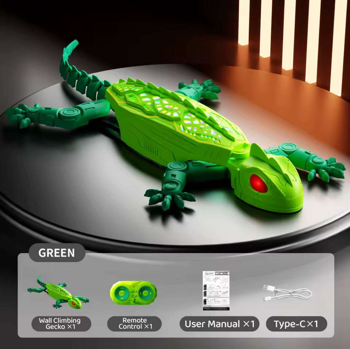 Skitter Rush Remote Control Wall Climbing Lizard Toy